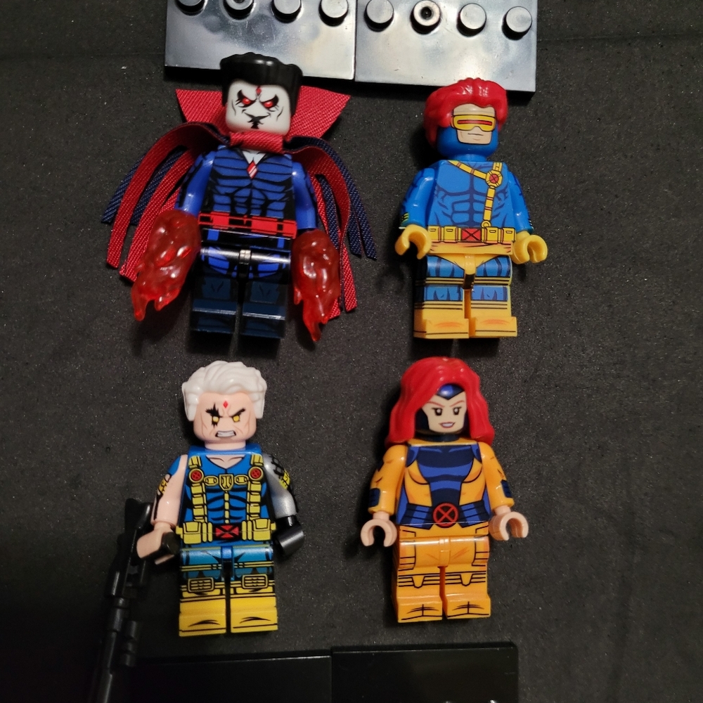New Marvel Mr. Sinister, Cyclops, Gene & Cable mini figure set